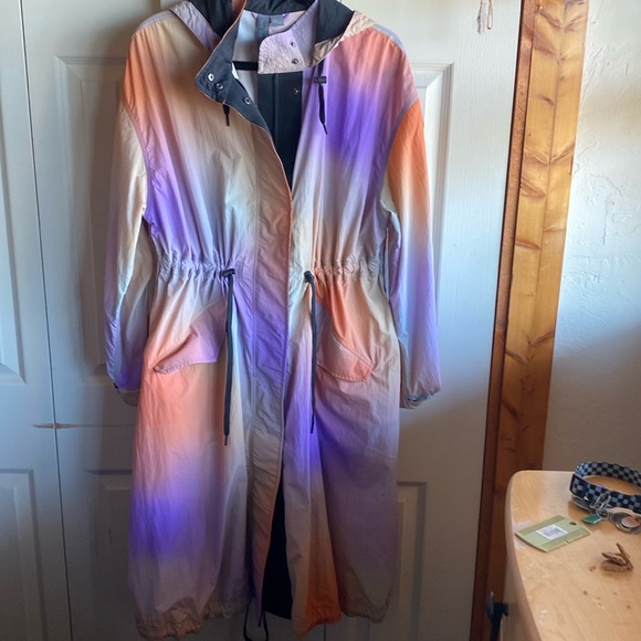 Sweaty Betty Jackets & Blazers - Sweaty Betty NWT Jet Longline Lightweight Boho Ombré Midi Nylon Jacket medium